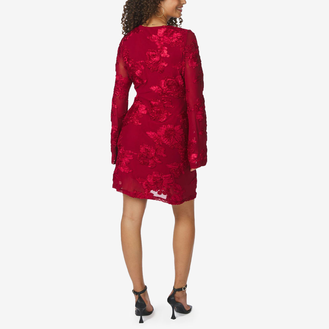 Dirina Big Flower Mesh Dress