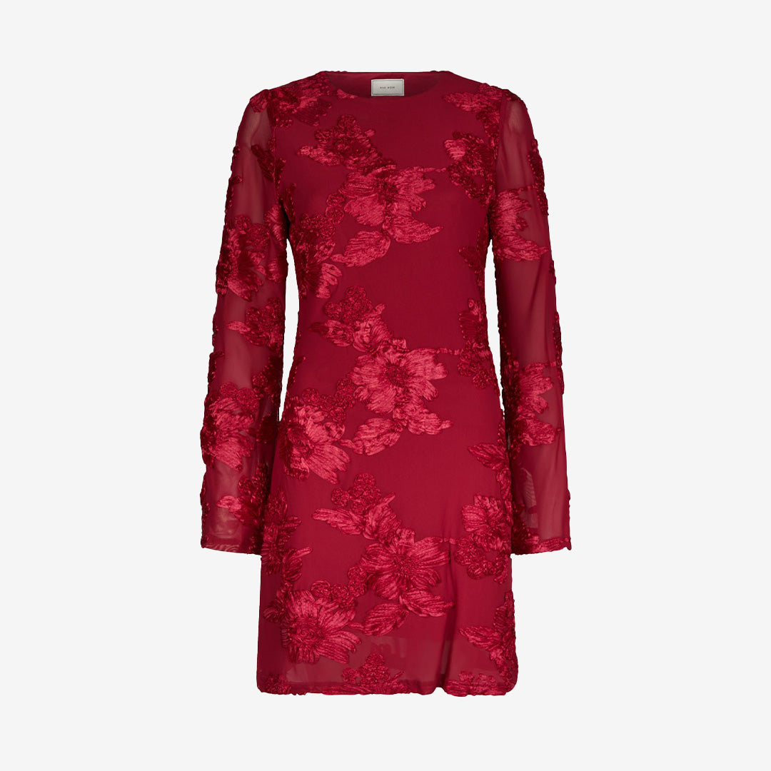 Dirina Big Flower Mesh Dress