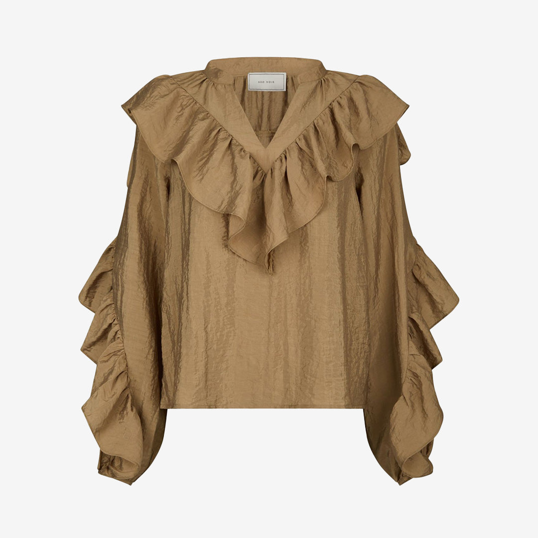Nula Flounce Crisp Blouse