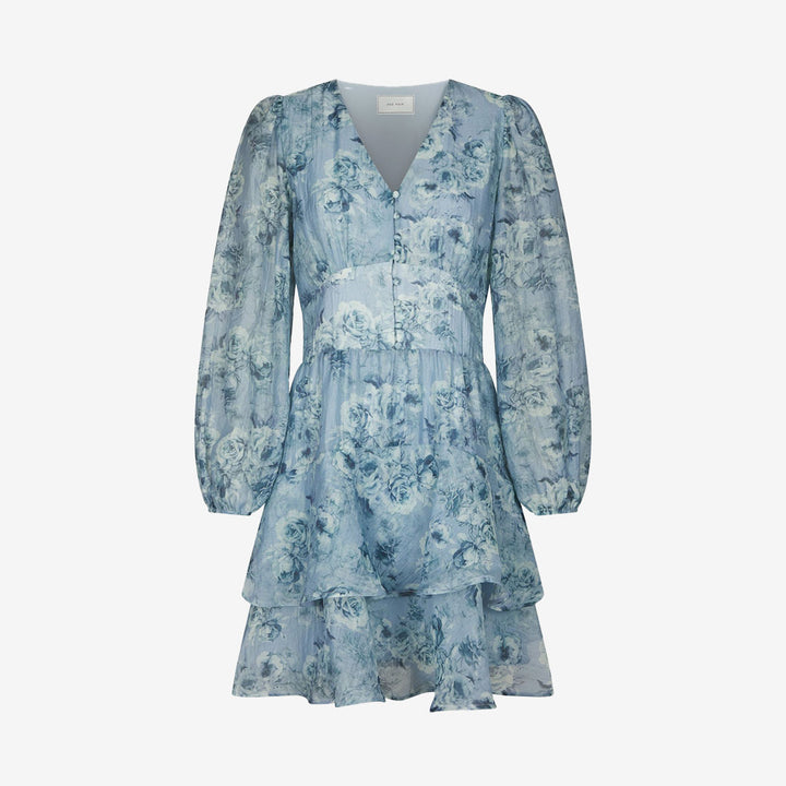 Mabella Crepe Print Dress