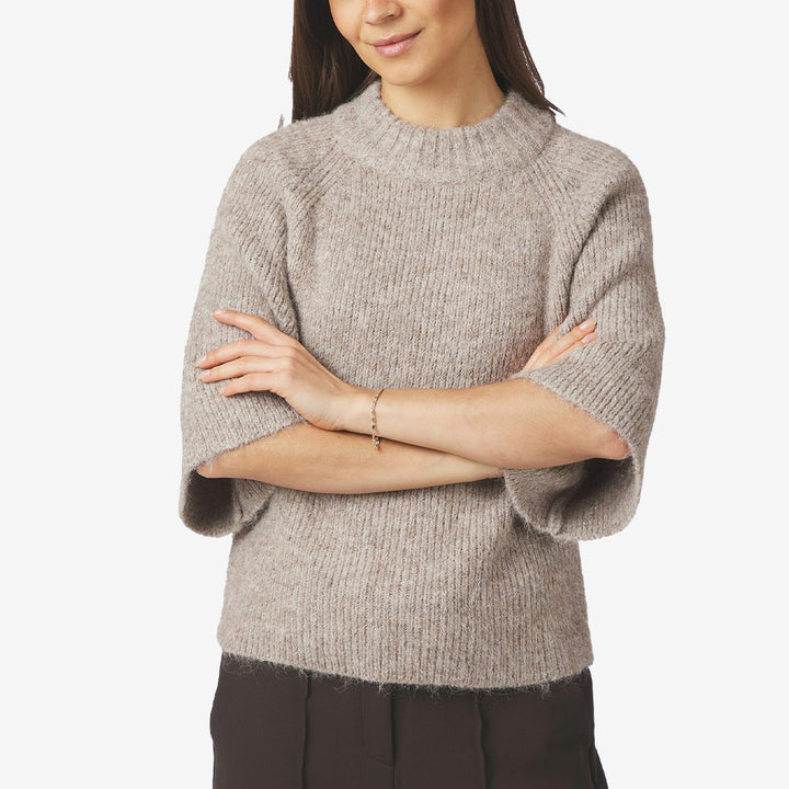 Bandi Fluffy Knit Blouse