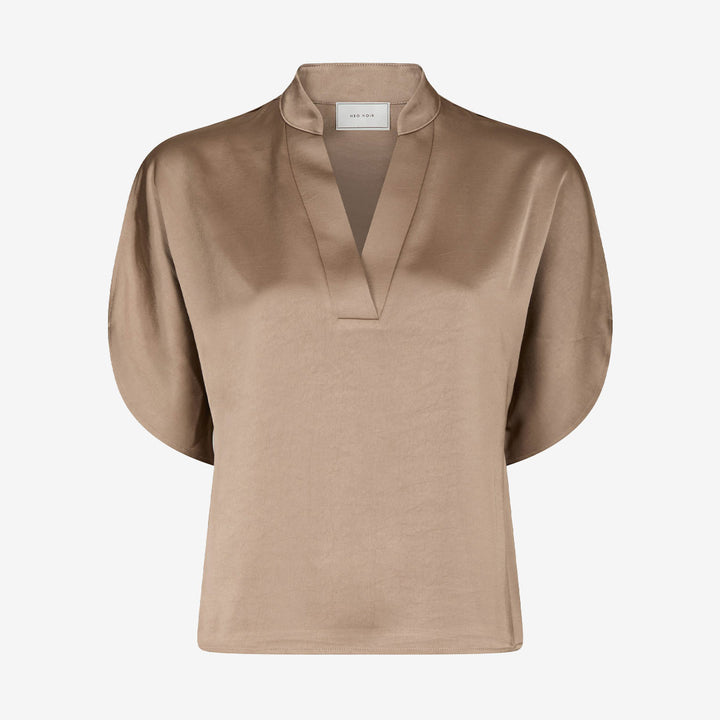 Anelle Heavy Sateen Blouse