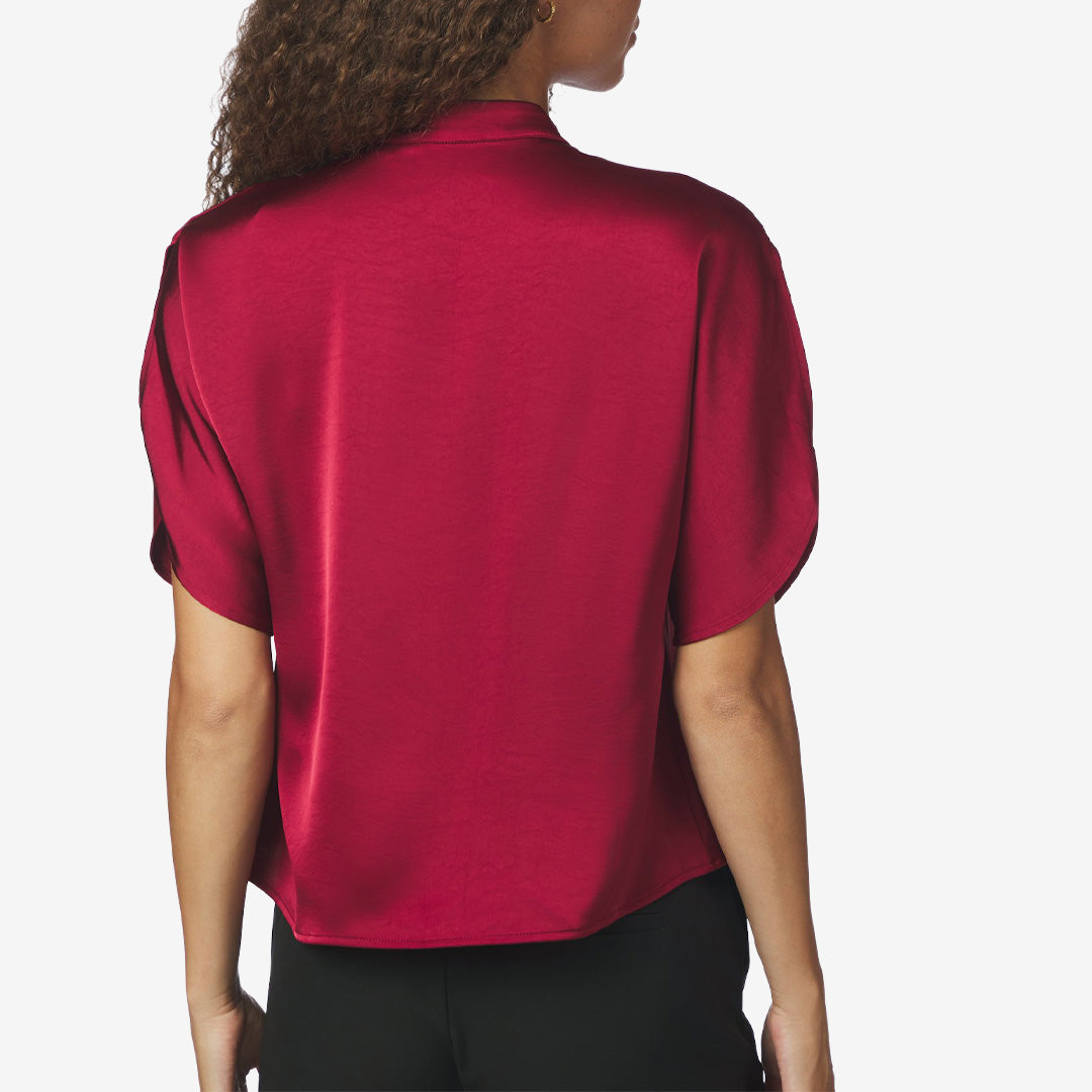 Anelle Heavy Sateen Blouse
