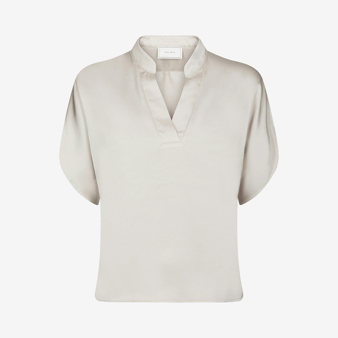 Anelle Heavy Sateen Blouse