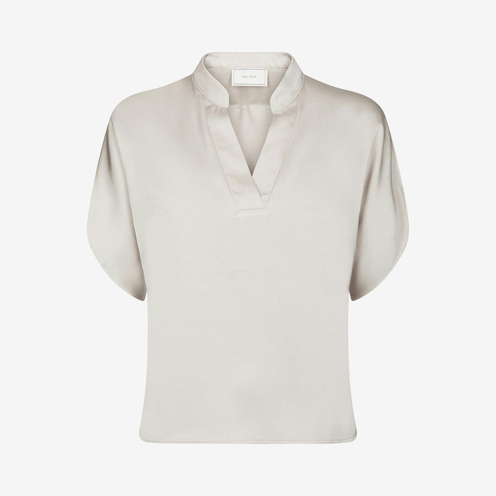 Anelle Heavy Sateen Blouse