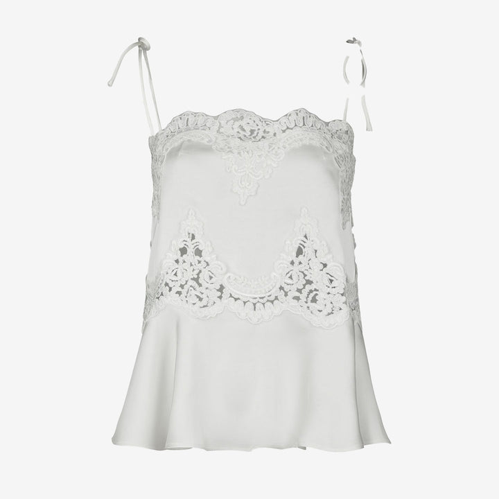 Kaela Heavy Sateen Lace Top