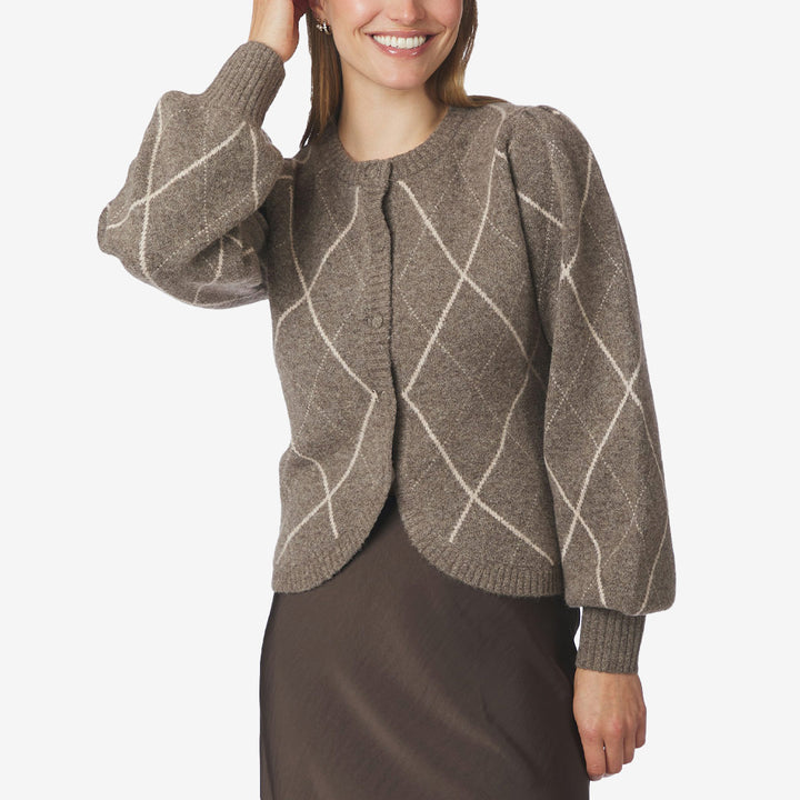 Koteas Check Knit Cardigan