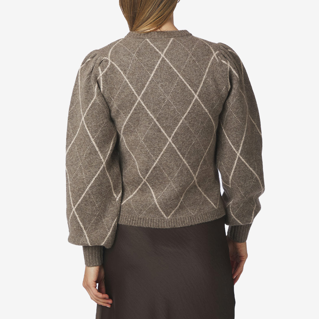 Koteas Check Knit Cardigan