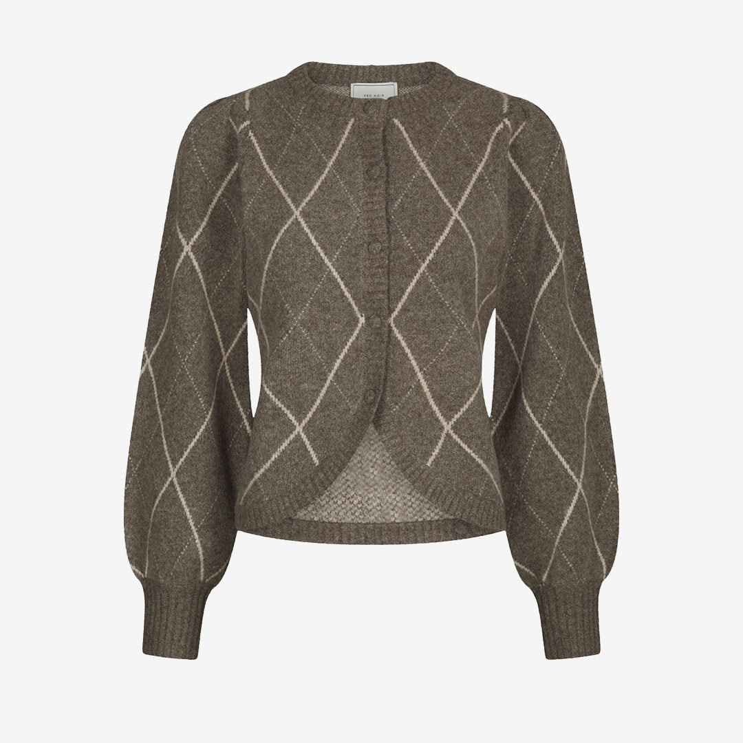 Koteas Check Knit Cardigan