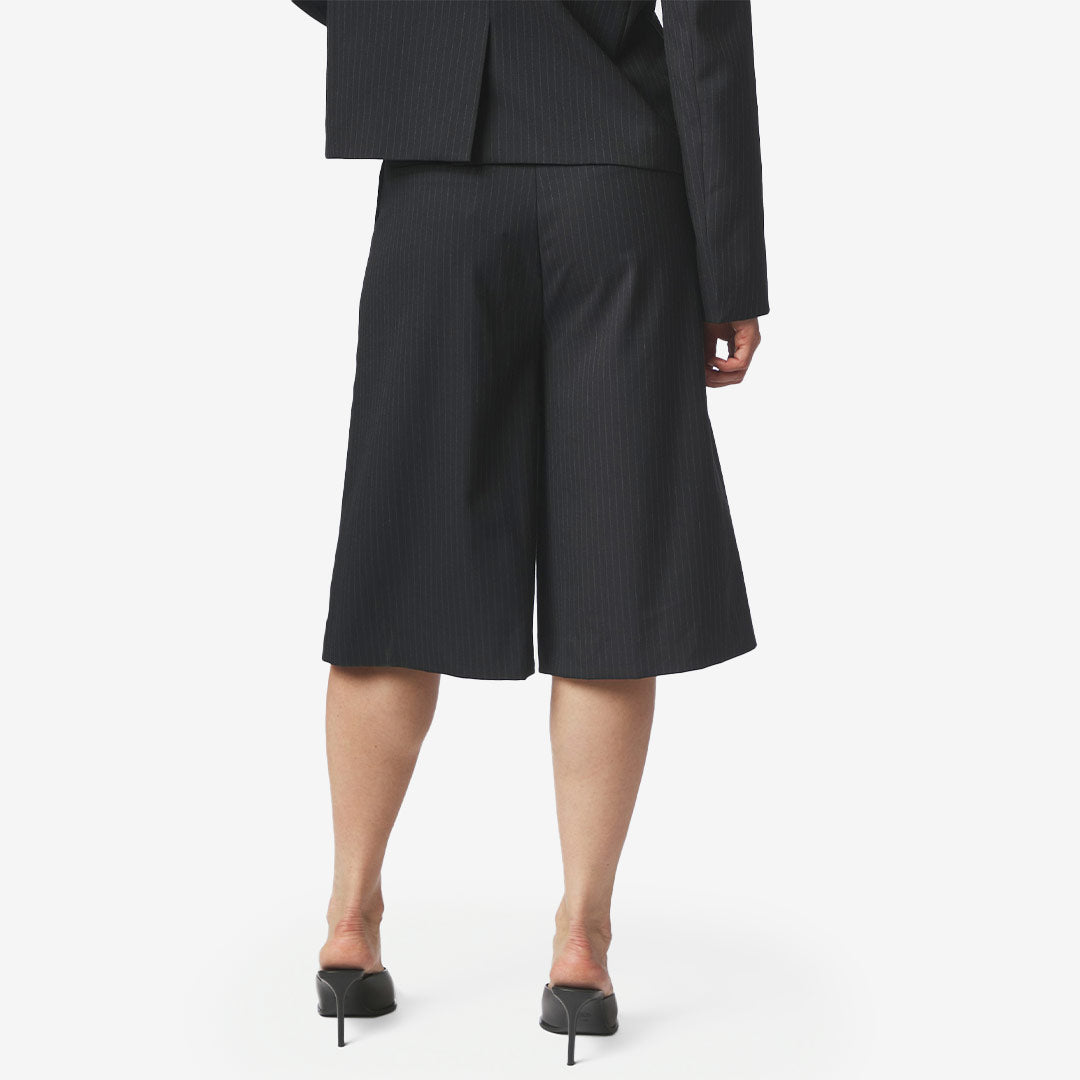 Rima Slim Pinstripe Shorts