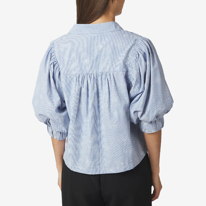Etta Flower Stripe Shirt