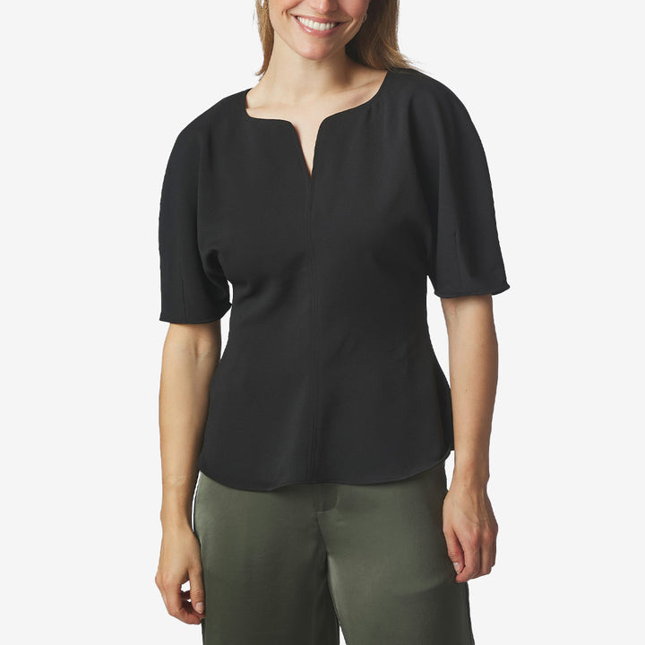 Neo Noir Josine Crepe Blouse dam Black 169712