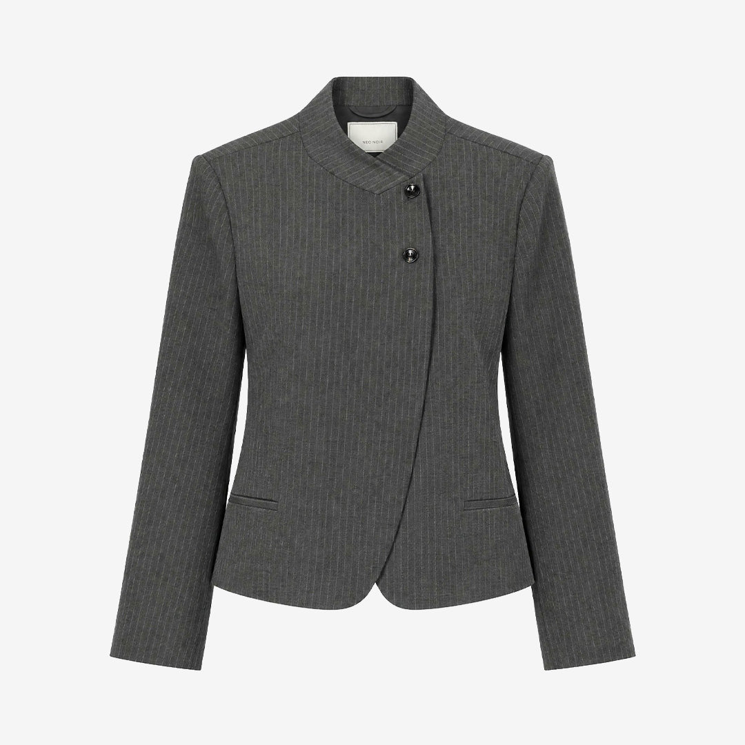Tiria Slim Pinstripe Blazer