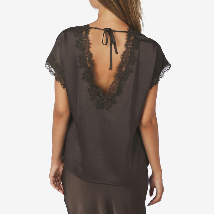 Benera Heavy Sateen Lace Blouse
