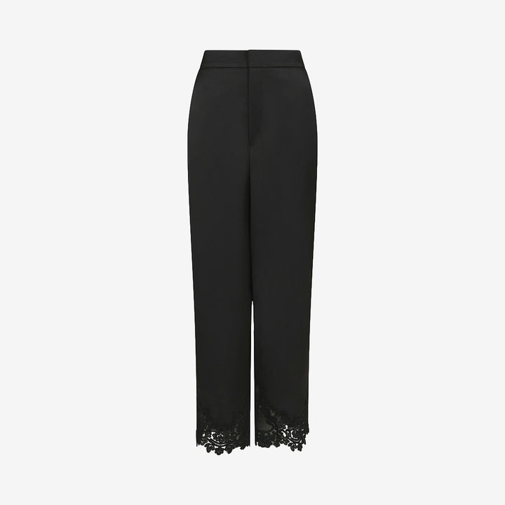 Emery Heavy Sateen Lace Pants