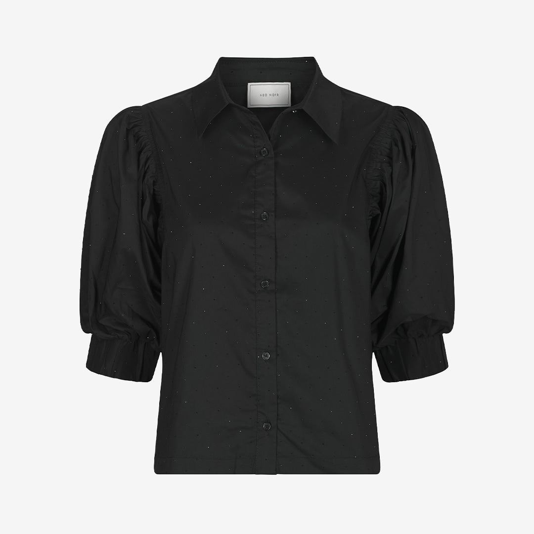Etta Poplin Bedazz Shirt