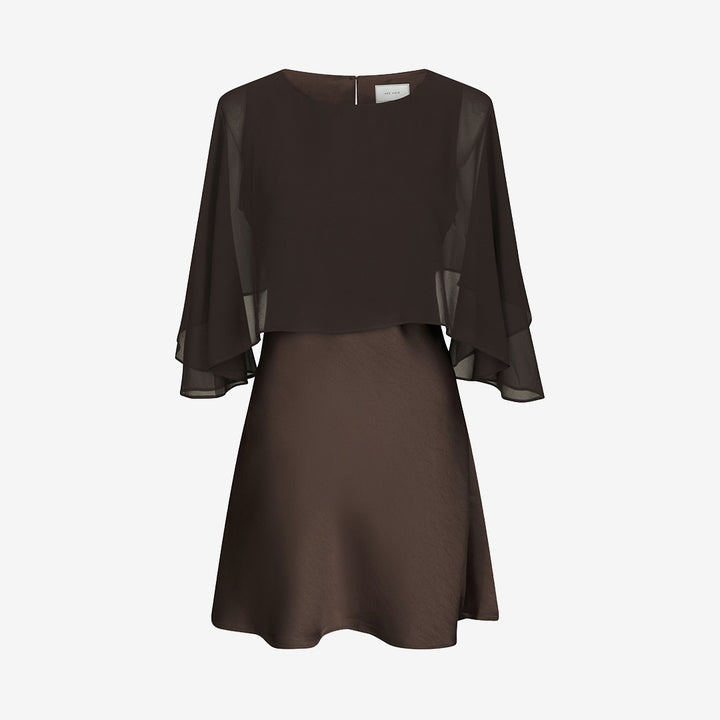 Lazara Mini Cape Dress