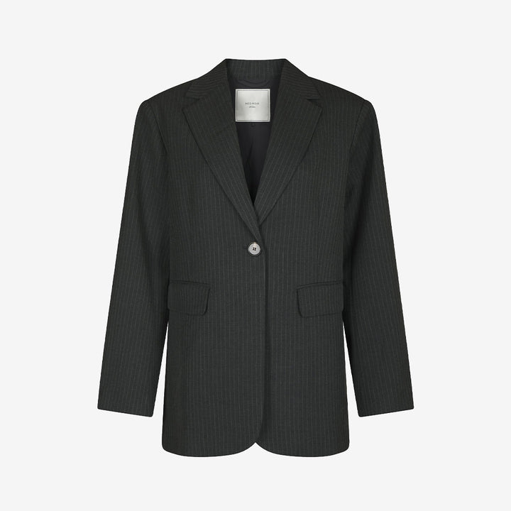 Aarielle Slim Pinstripe Blazer