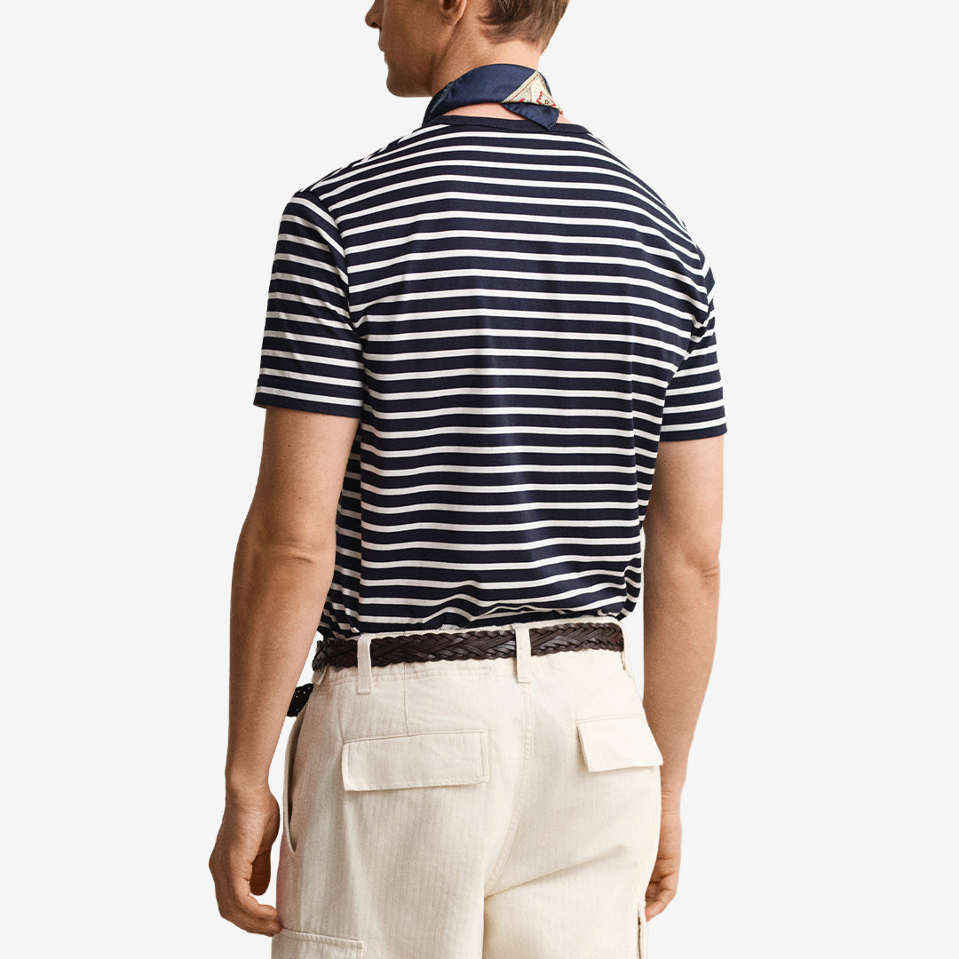PIMA STRIPE SS TSHIRT