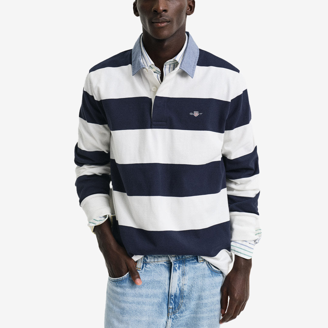 REG CHAMBRAY STRIPE HEAVY RUGGER