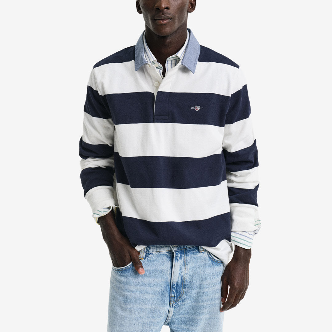 REG CHAMBRAY STRIPE HEAVY RUGGER