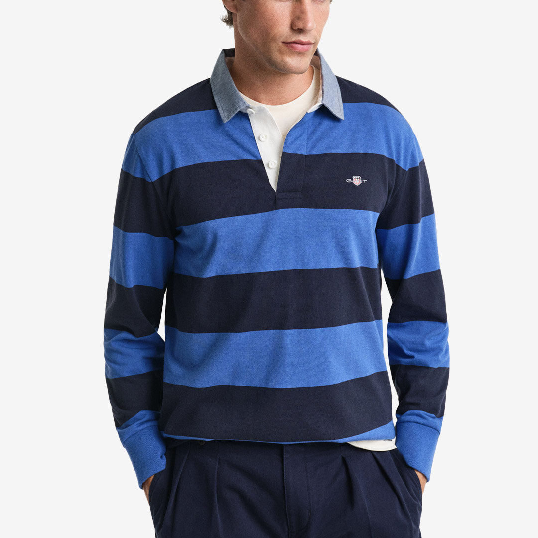 REG CHAMBRAY STRIPE HEAVY RUGGER