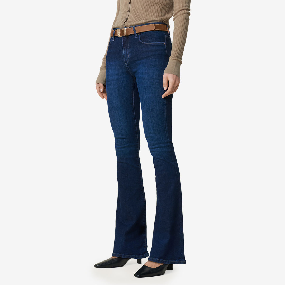 Lois Raval jeans i färgen Dark stone med hög midja och flared passform.