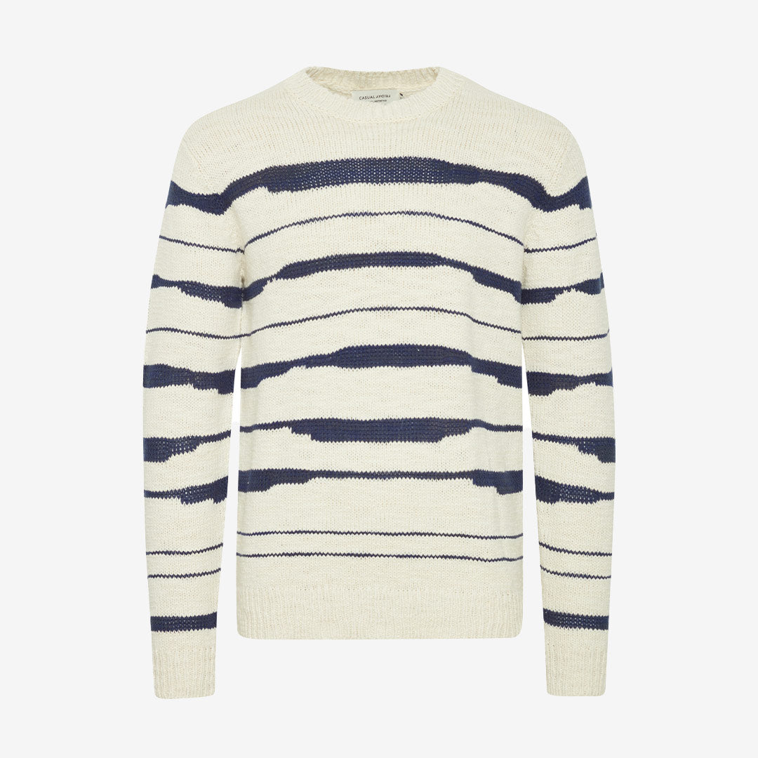 CFKarl uneven striped knit