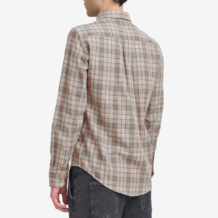 CFANTONS 0159 checked brushed shirt
