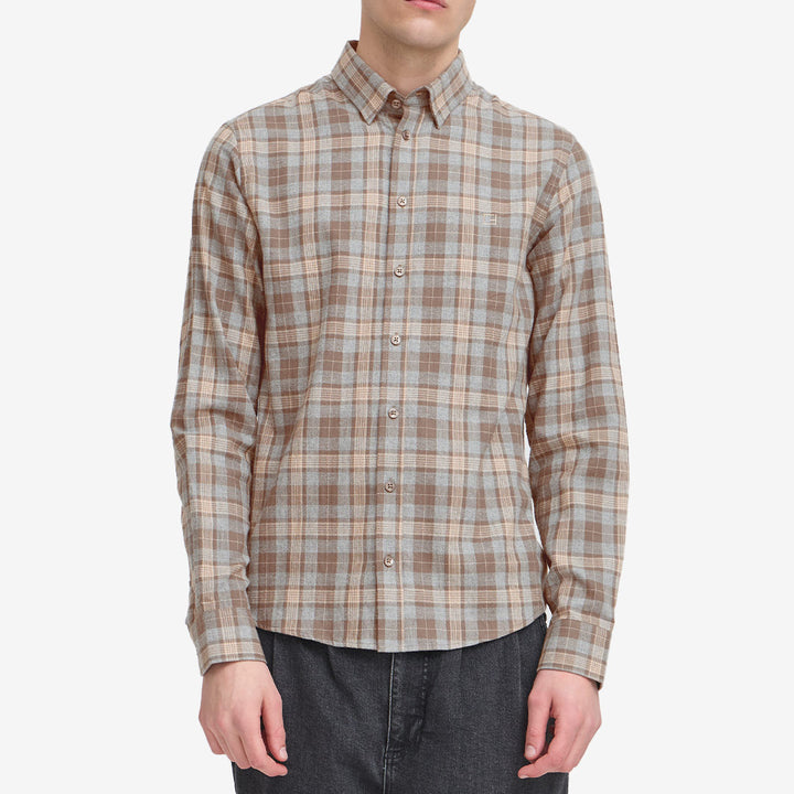 CFANTONS 0159 checked brushed shirt