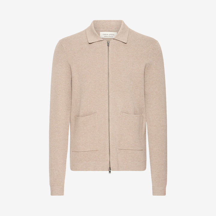 CFCLAES 0224 knitted zipper cardigan