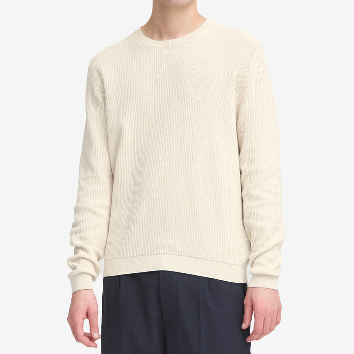 CFNOAR structured crew neck knit