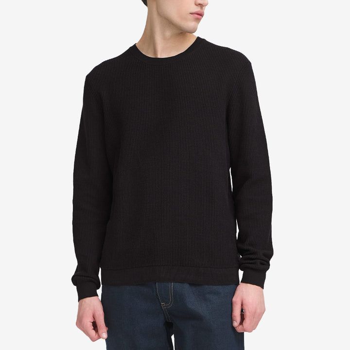 CFNOAR structured crew neck knit