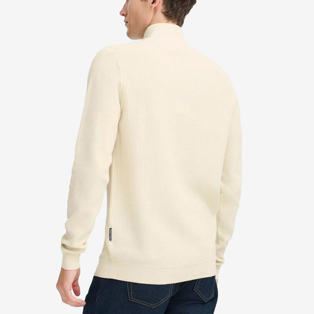 CFNOAR structured halfzip knit