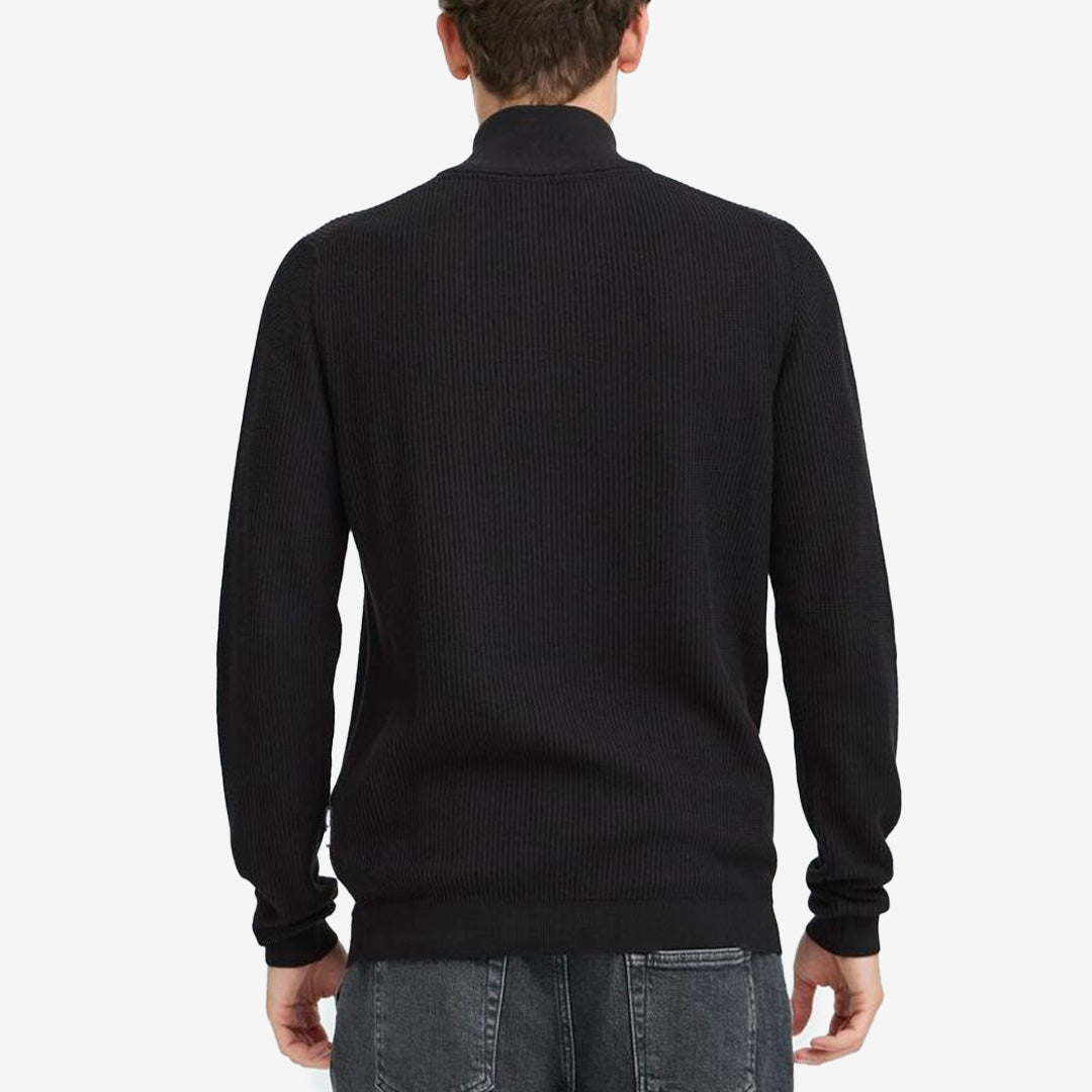 CFNOAR structured halfzip knit