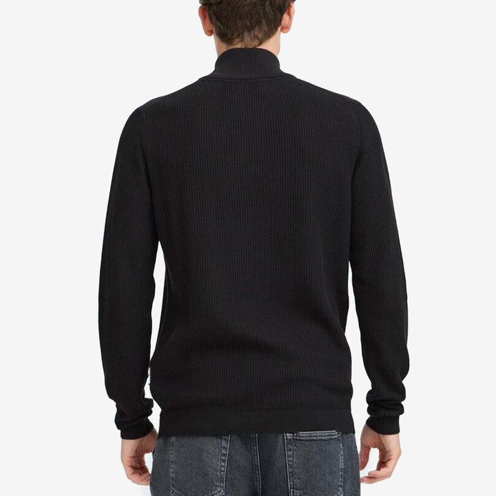 CFNOAR structured halfzip knit
