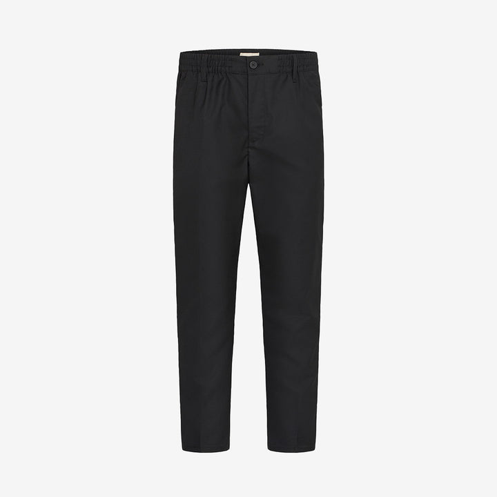 Casual Friday Marc Stretch Pants – svarta slim fit byxor för herr i stretchig viskoskvalitet

