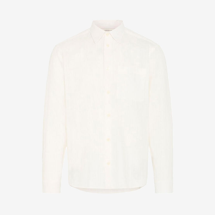 Jacquardskjorta i 100 % bomull i färgen Jet Stream från Casual Friday
