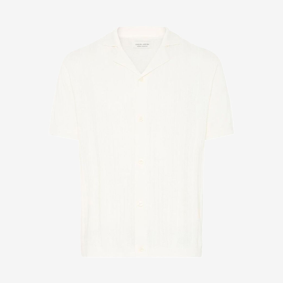 Kortärmad cardigan i Marshmallow från Casual Friday modell 20506267