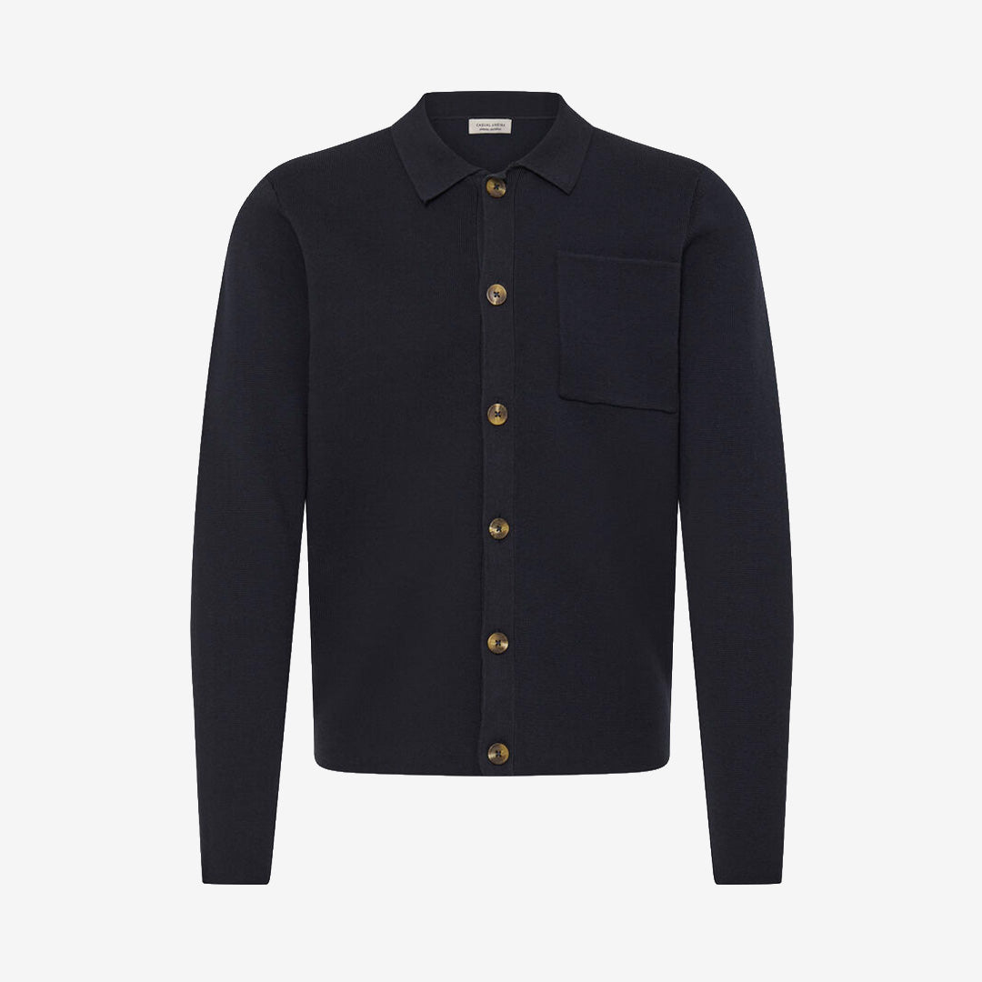 CFFelipe Milano Cardigan Dark Navy stickad kofta från Casual Friday