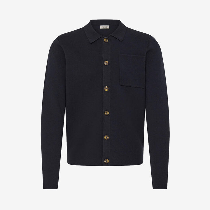 CFFelipe Milano Cardigan Dark Navy stickad kofta från Casual Friday
