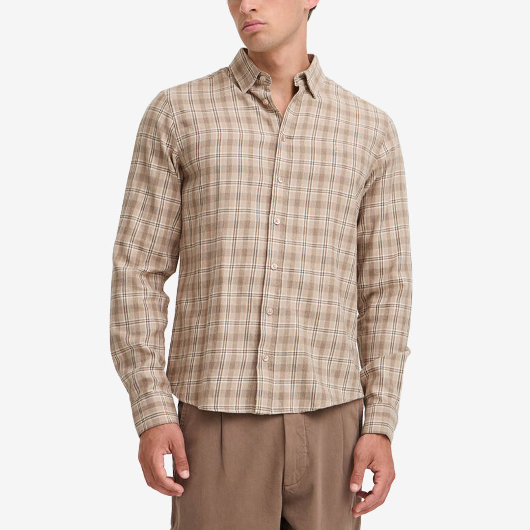 CFJose Shirt Simply Taupe klassisk skjorta i 100 % bomull från Casual Friday