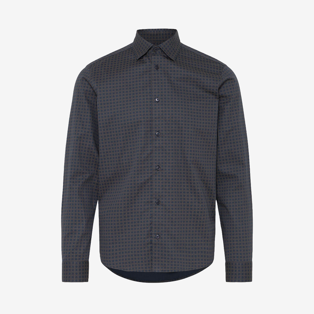 CFVargas AOP Shirt After Midnight mönstrad skjorta i bomull med stretch från Casual Friday
