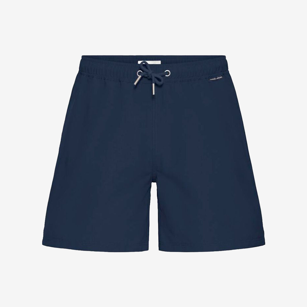 Mörkblå badshorts i polyester från Casual Friday modell 20506430