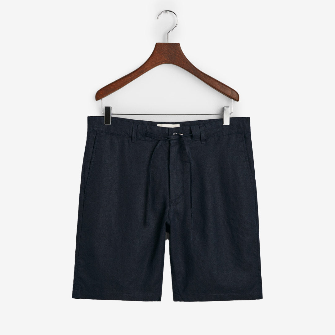 RELAXED LINEN DS SHORTS