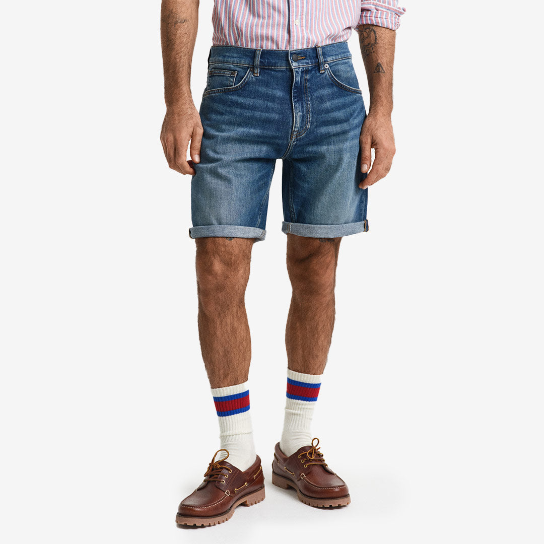 REG GANT JEANS SHORTS