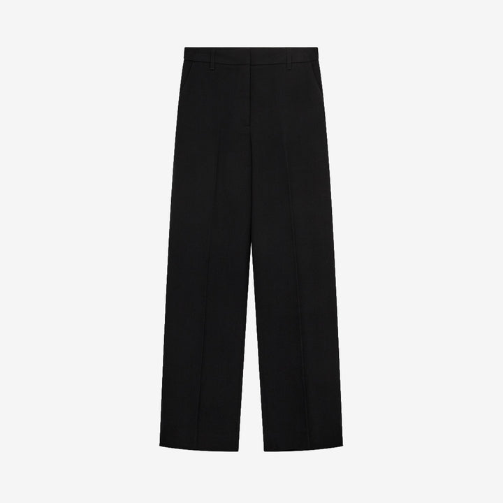 Copenhagen Muse CMTAILOR-PANTS högmidjade svarta kostymbyxor med raka ben och pressveck, style no 206642