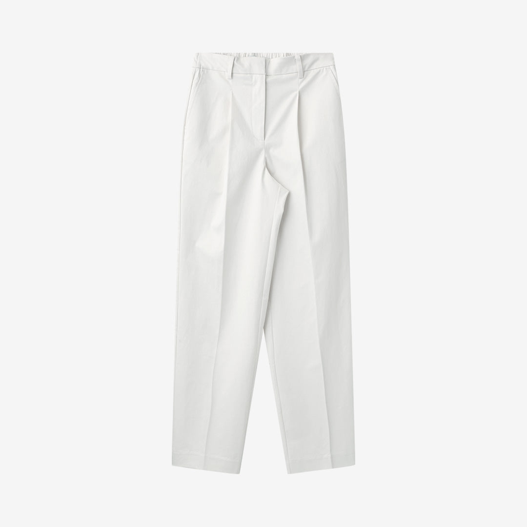 CMSELENA-pants i Jet Stream med sidfickor och pressveck