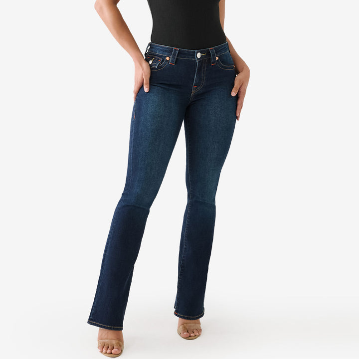 BECCA MID RISE BOOT CUT FLAP
