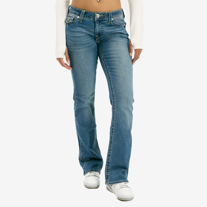 BECCA MID RISE BOOT CUT FLAP